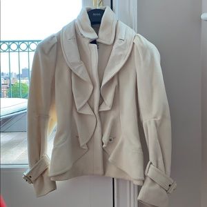 BCBG Maxazria XS cream coat